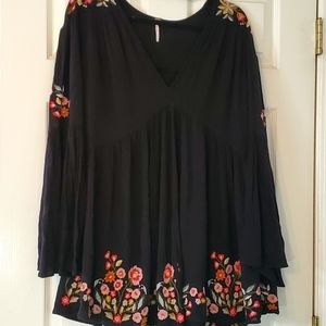 FREE PEOPLE boho embroidered tunic or dress